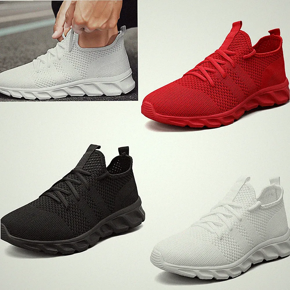 Herren Walking Turnschuhe Atmungsaktiv Sportschuhe Running Sneaker Laufschuhe DE