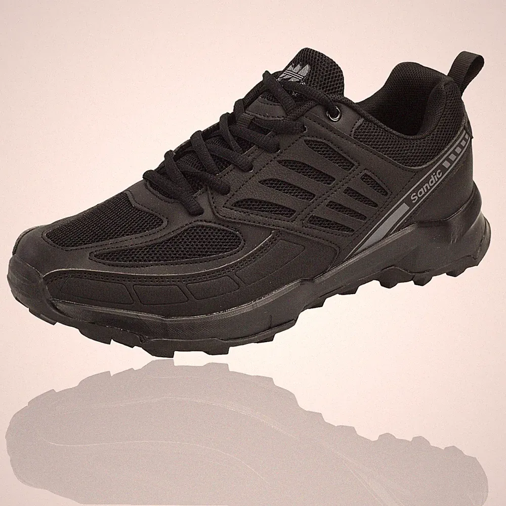 Herrenschuhe Sneaker Sportschuhe Trekkingschuhe Laufschuhe Schwarz 70224