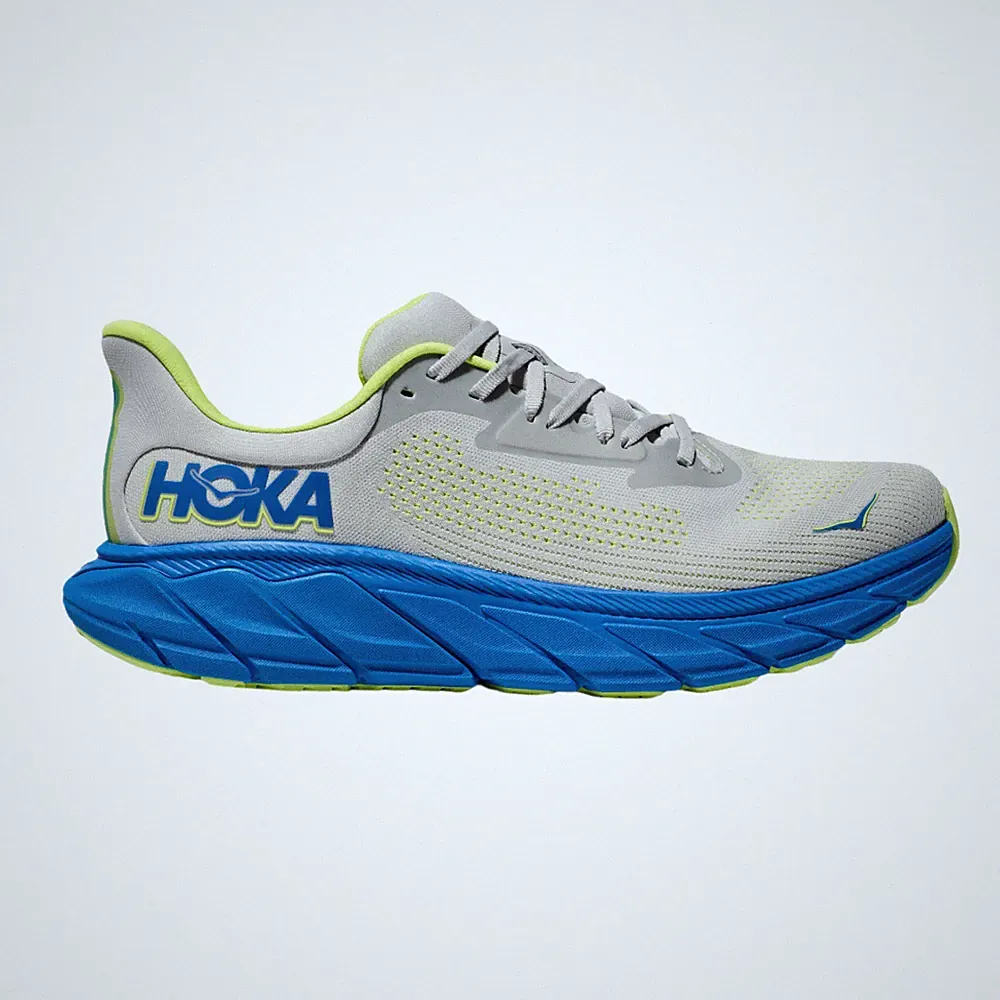 HOKA Arahi 7 Herren Laufschuhe Stardust Electric Cobalt Rennrad Turnschuhe Stabilität