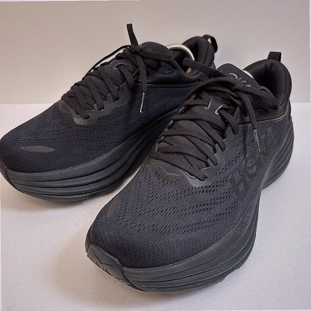 HOKA Bondi 8 Herren Laufschuhe schwarz 27,5 cm Top Zustand