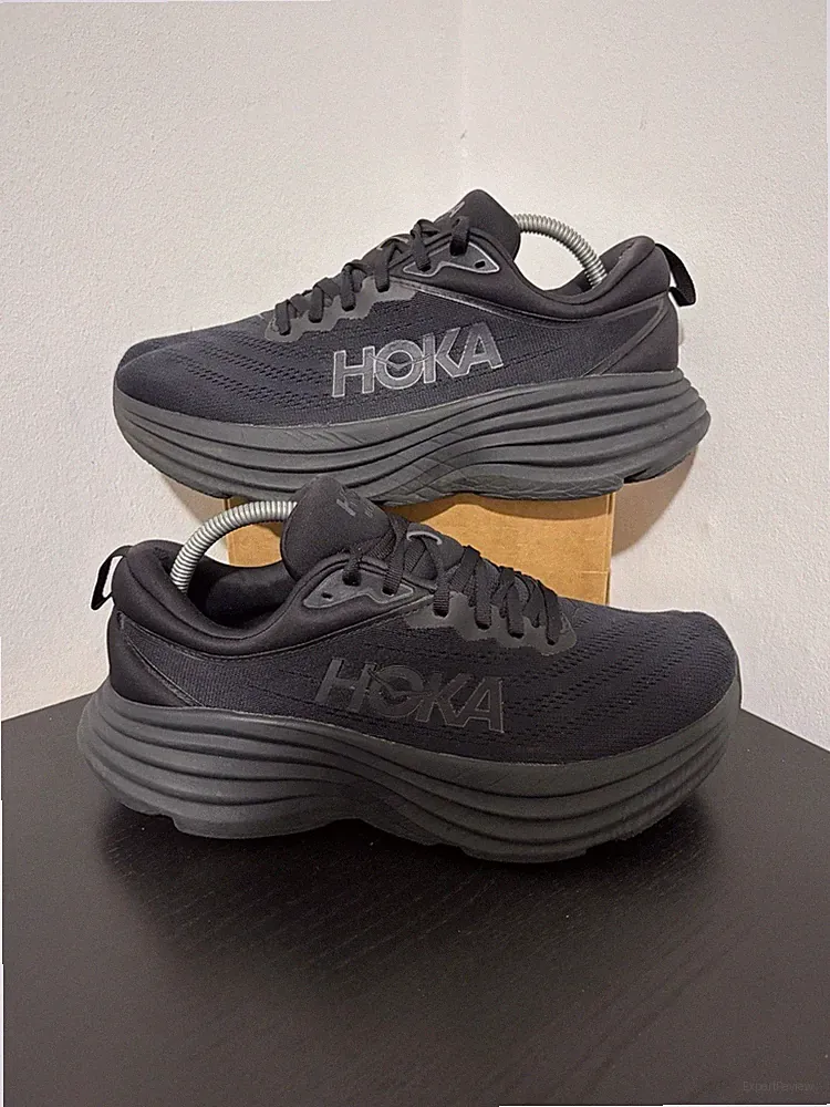 Hoka Bondi 8 X-Wide Black Laufschuhe ✅ Größe 8,5 UK ✅ 235