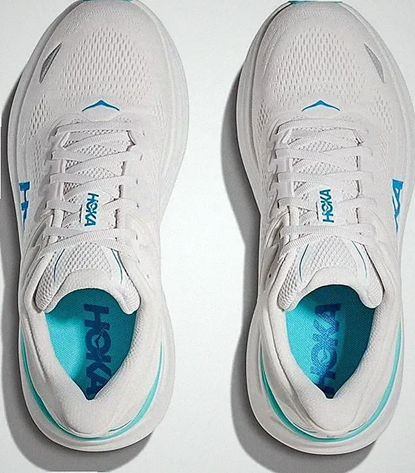 Hoka Bondi 9 Laufschuhe weiß/ Türkis Gr 44 Neu Original