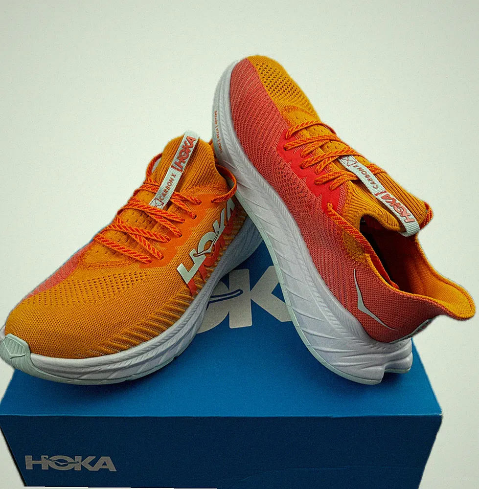 HOKA Carbon X 3 Herren Laufschuhe Radiant Yellow/Camellia Gr. 45â