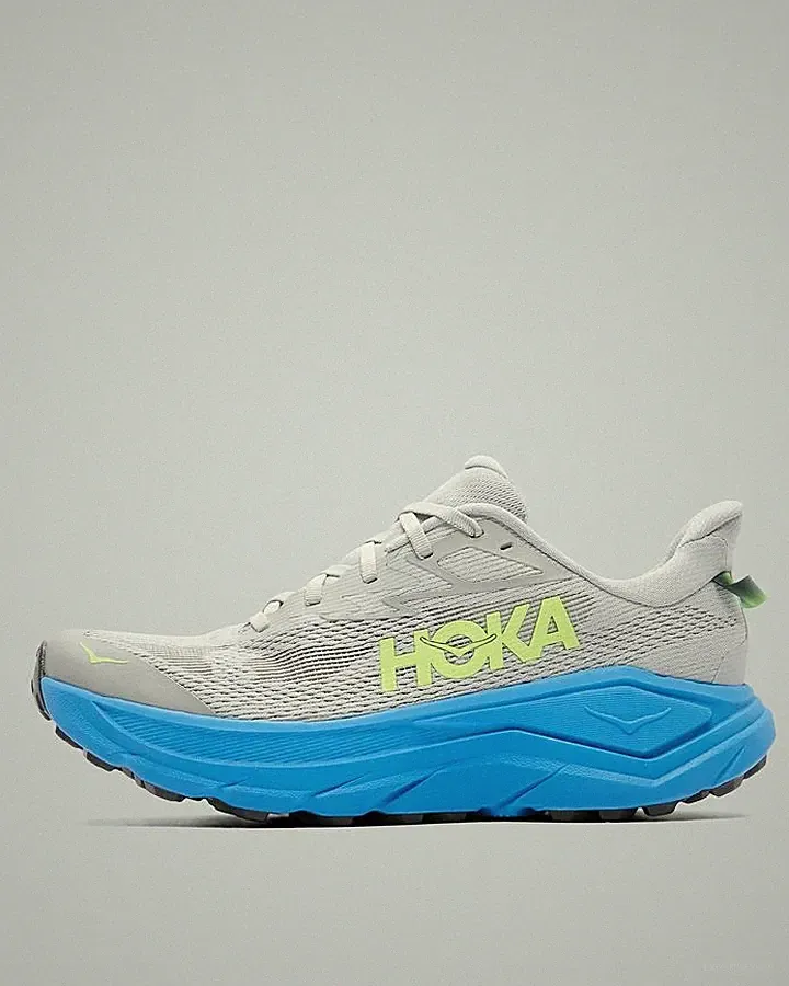 Hoka Challenger 8 Herrenschuhe in Grau und Blau