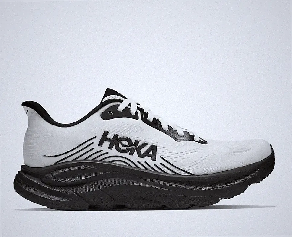 HOKA Clifton 11 Herren Laufschuhe Sneaker Weiß Schwarz Alle Größen