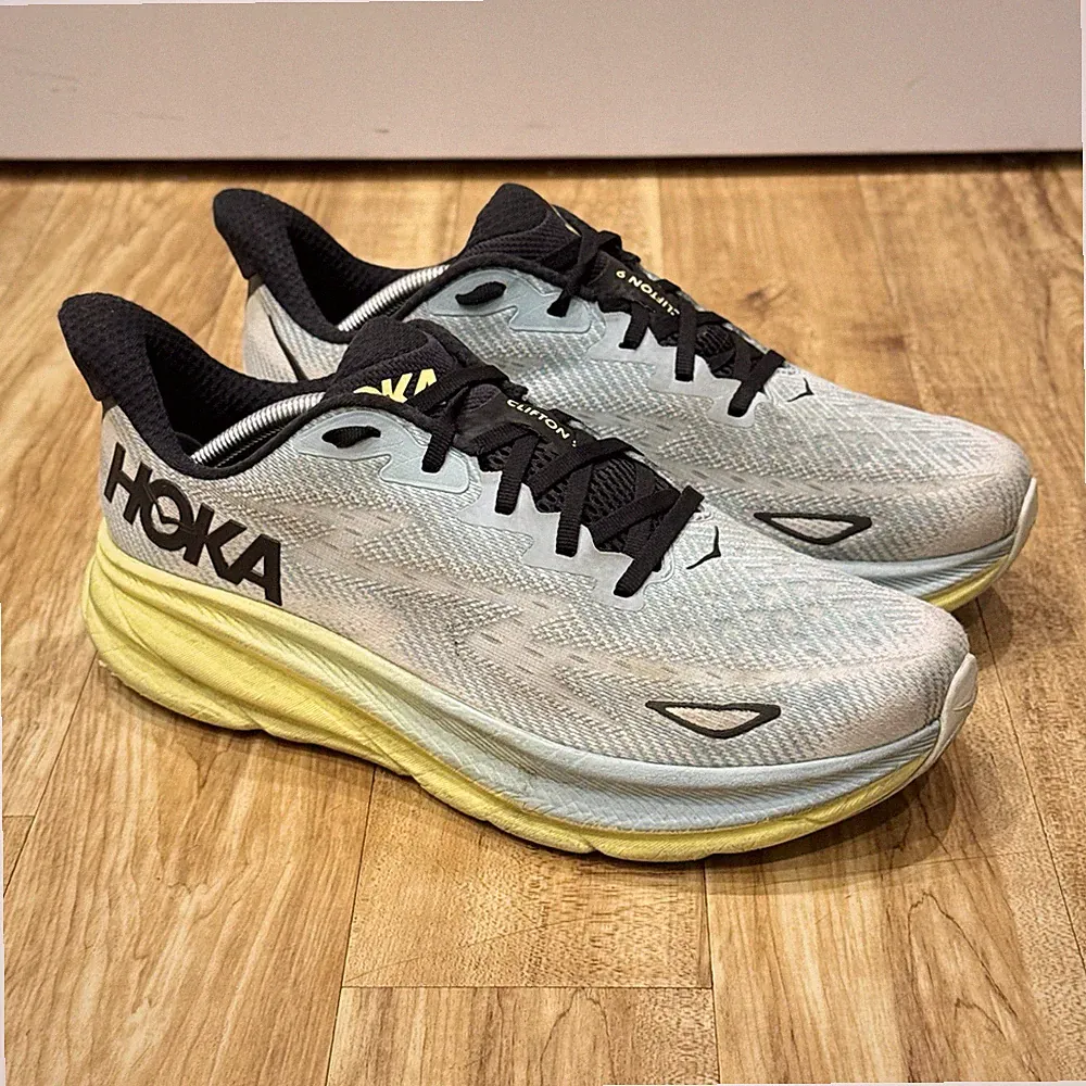 HOKA Clifton 9 1127895 DRZY Druzy Droplet Performance Laufschuhe Herren UK 9