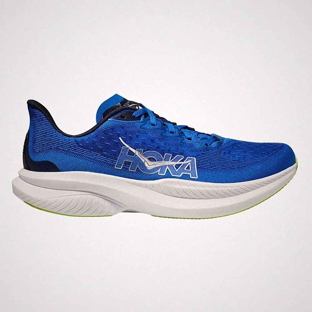HOKA Herren Sneaker blau Mach 6 Laufschuhe Größe UK 7,5 bis 12,5 - UVP 140,00 £