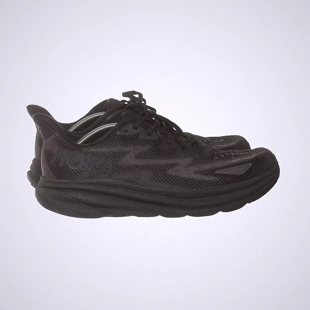 Hoka, Laufschuhe, Größe: 47 2/3, model: clifton 9, Schwarz, Herren #fOJ