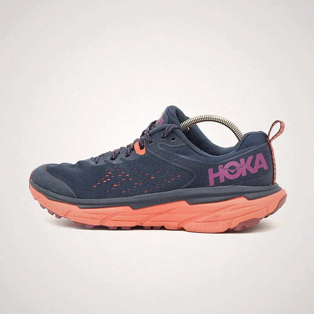 Hoka One Damen Challenger ATR 6 Sportschuhe Blau/Orange Laufschuhe EU 39 1/3
