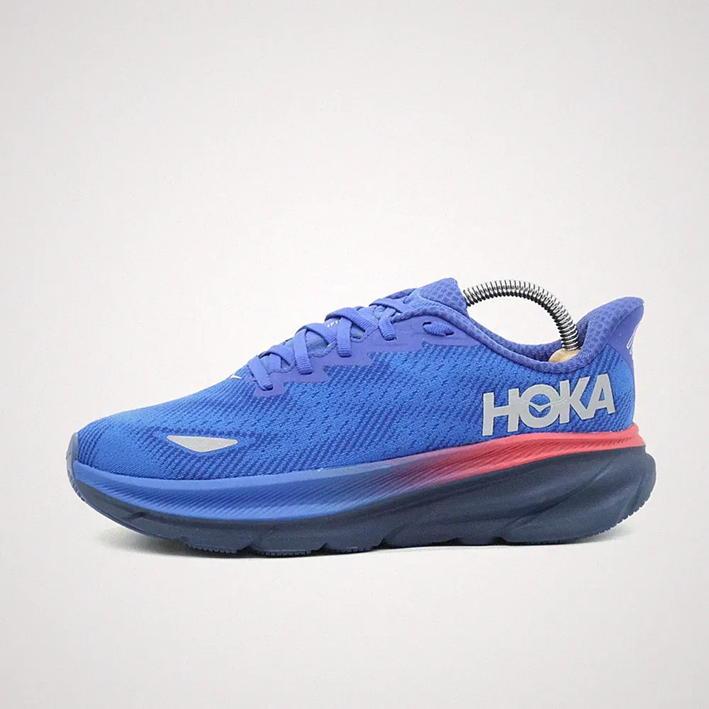 Hoka One Damen Clifton 9 GTX Sneaker Blau Textil Niedrig ämpfung Laufschuh EU 42