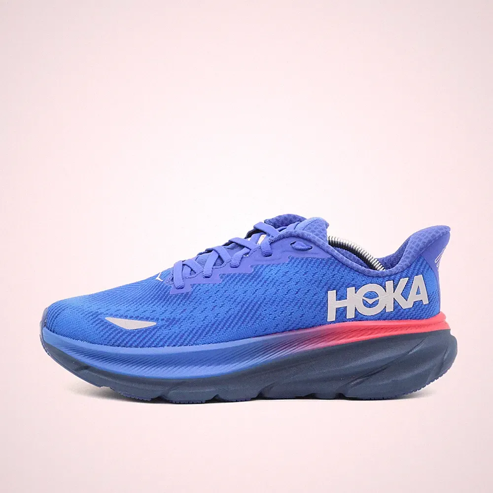 Hoka One Damen Clifton 9 GTX Sportschuh Blau Textil Leicht Laufschuh EU 40