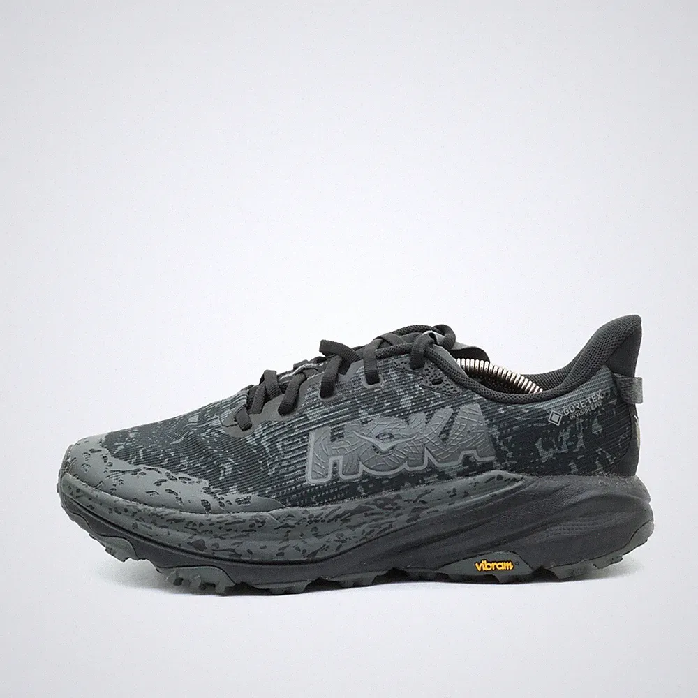Hoka One Damen Speedgoat 5 GTX Wide Laufschuhe Schwarz Low-Top Trail EU 42⅔