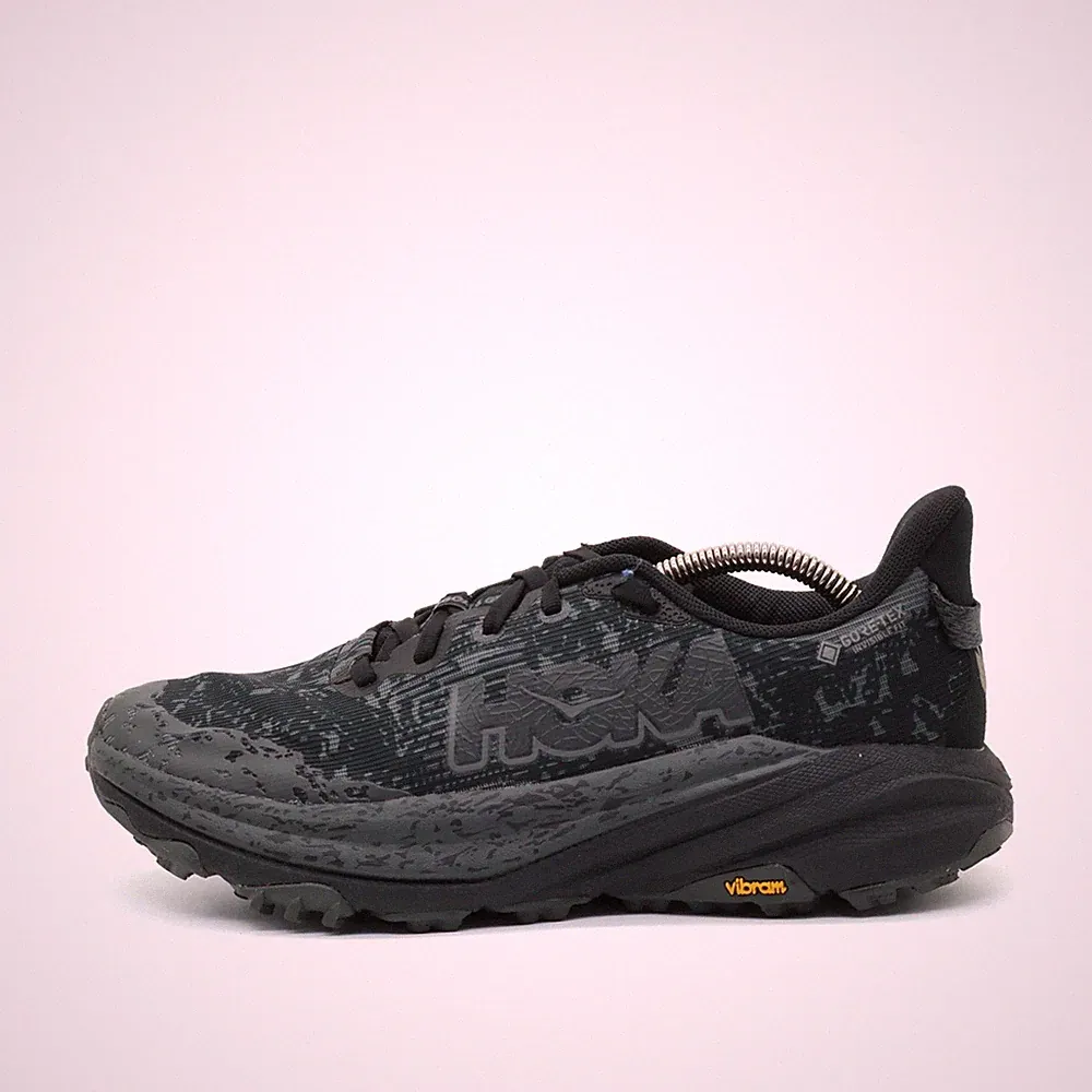Hoka One Damen Speedgoat 6 GTX Laufschuhe Schwarz Low-Top Trailrunning EU 40⅔