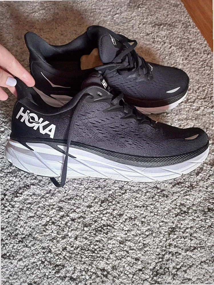HOKA ONE GLIFTON 8 HERREN LAUFSCHUHE GR 43 1/3 TOP ZUSTAND