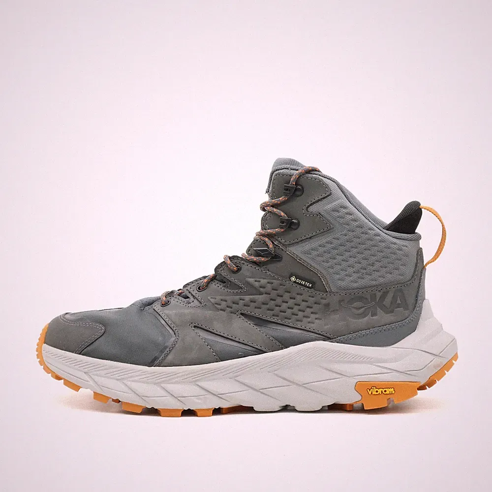 Hoka One Herren Anacapa Mid GTX Wanderschuh Grau Mittel Wanderschuhe EU 45⅓