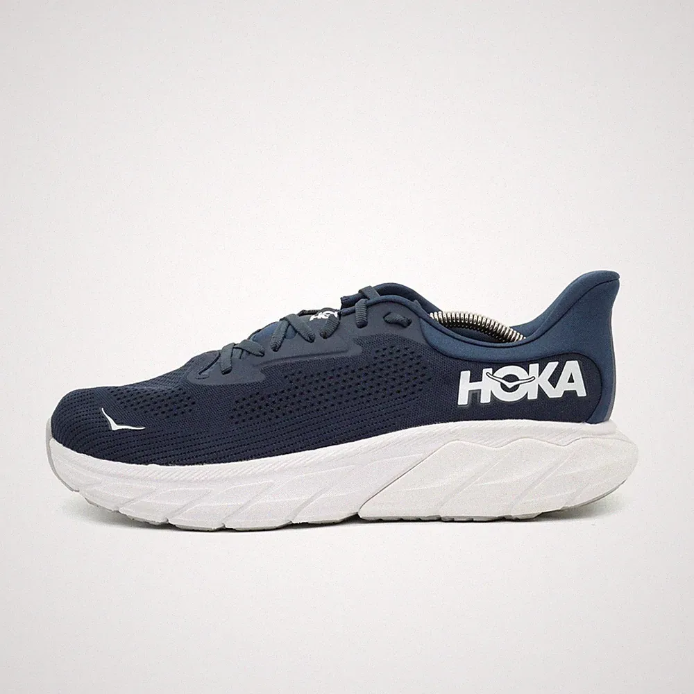 Hoka One Herren Arahi 7 Wide Laufschuhe Blau Weiß Passform, Atmungsaktiv EU 44.5