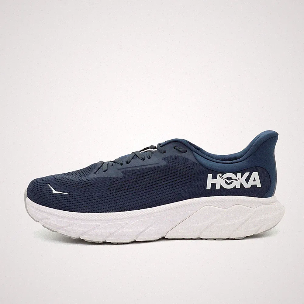 Hoka One Herren Arahi 7 Wide Sportschuh Blau Textil Passform Laufschuhe EU 46