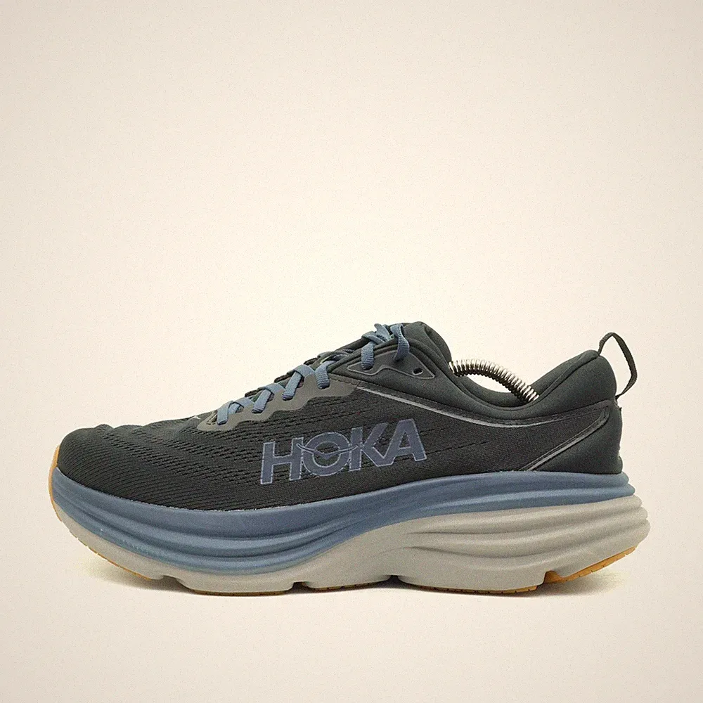 Hoka One Herren Bondi 8 Sneaker EU 44,5 Blau 1123202 BCKRN Maximale Dämpfung