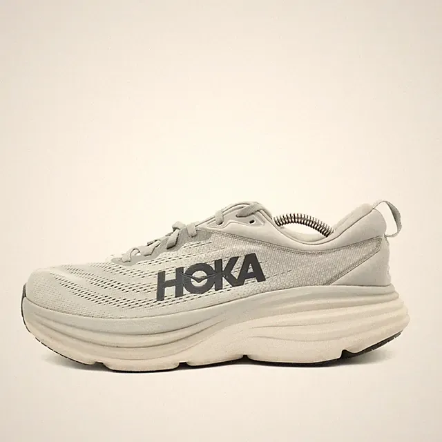 Hoka One Herren Bondi 8 Wide Sportschuh EU 44 Grau 1127953 Passform