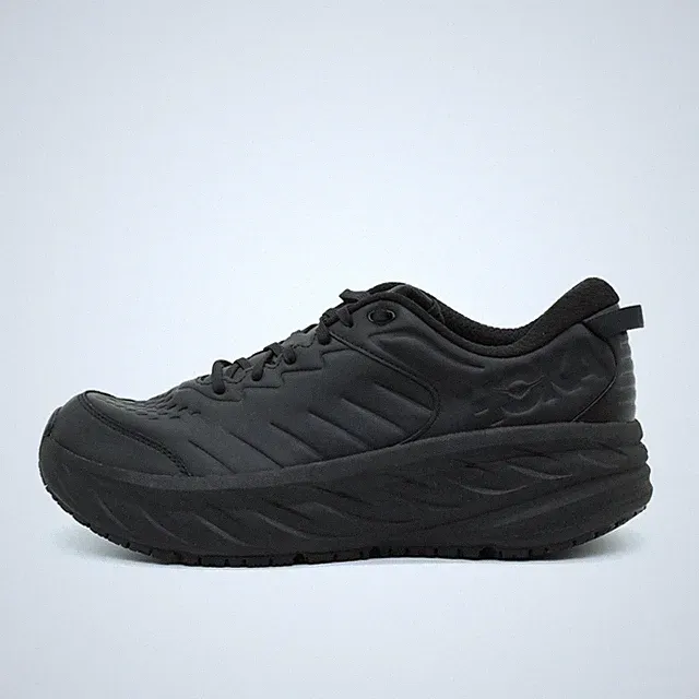 Hoka One Herren Bondi SR Laufschuh Schwarz Synthetik Komfortsohle Sneaker EU 48