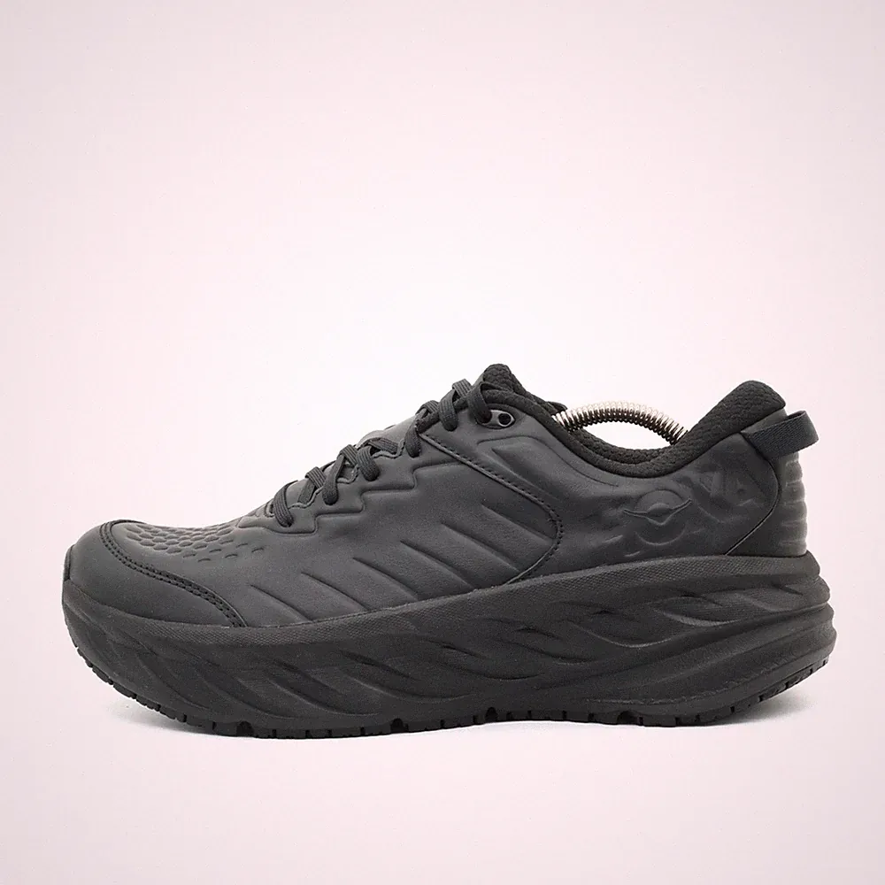 Hoka One Herren Bondi SR Sneaker Schwarz Synthetik Dämpfung Laufschuh EU 46