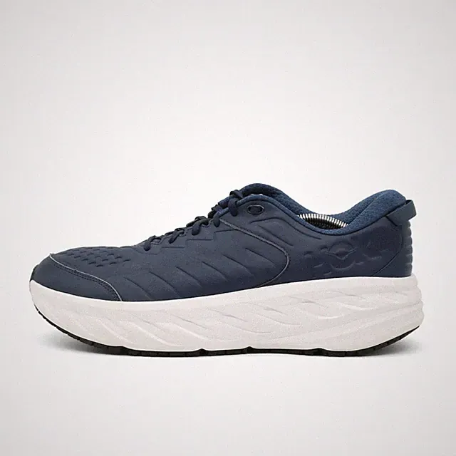 Hoka One Herren Bondi SR Wide Laufschuh EU 49 1/3 Blau Weiß 1129350 Komfortsohle