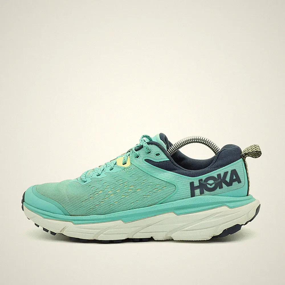 Hoka One Herren Challenger ATR 5 Schuhe türkis/blau Mesh Laufschuhe EU 41 1/3