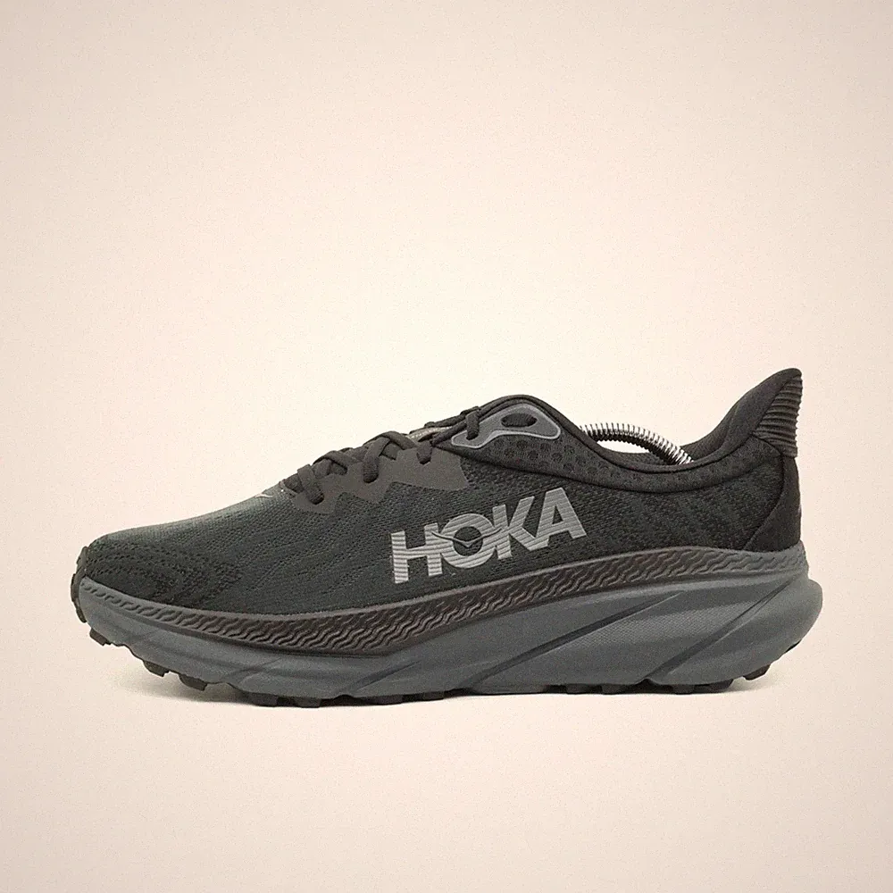 Hoka One Herren Challenger ATR 7 Schuh Schwarz Mesh Low-Top Laufschuhe EU 46⅔
