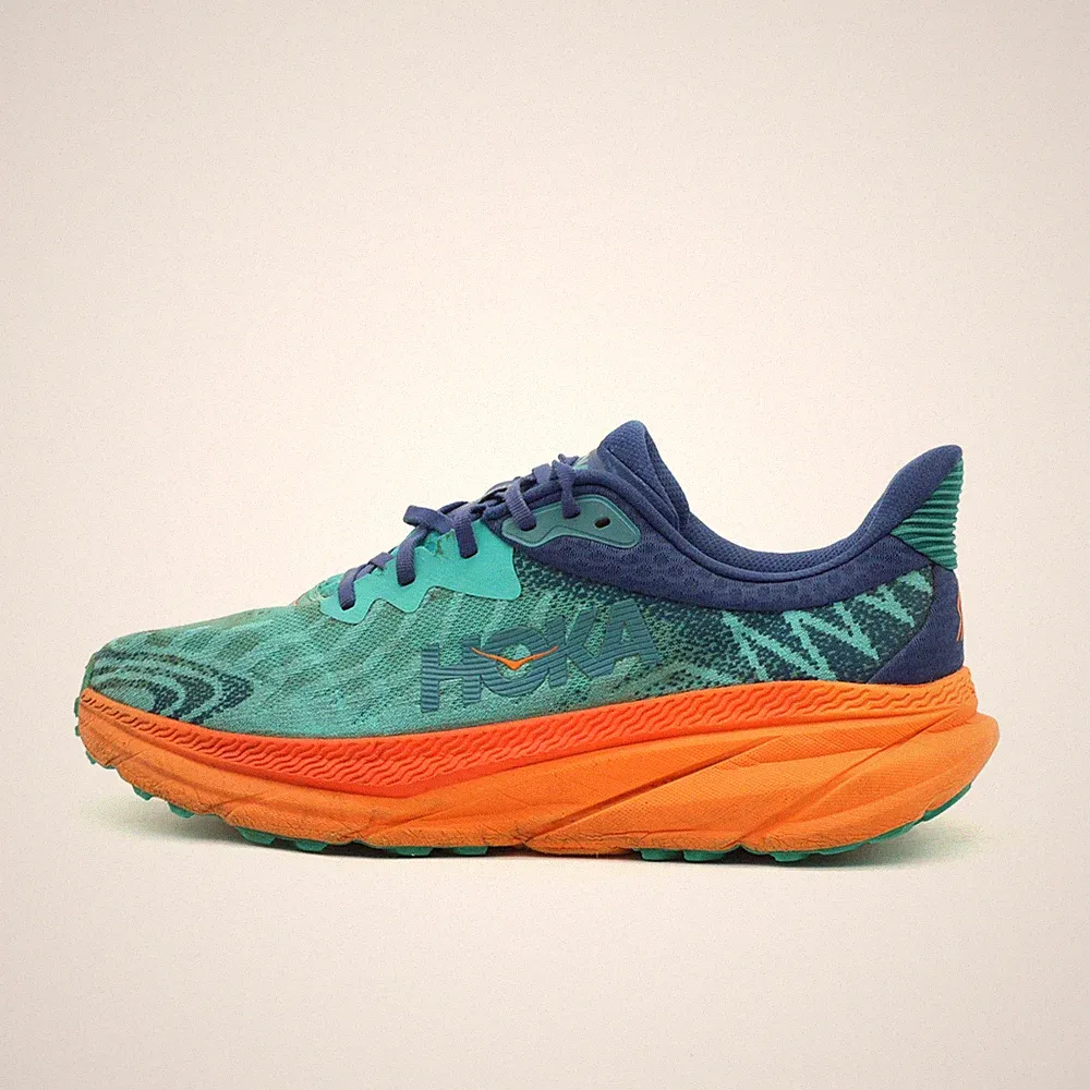 Hoka One Herren Challenger ATR 7 Schuh Türkis Atmungsaktiv Laufschuh EU 46⅔