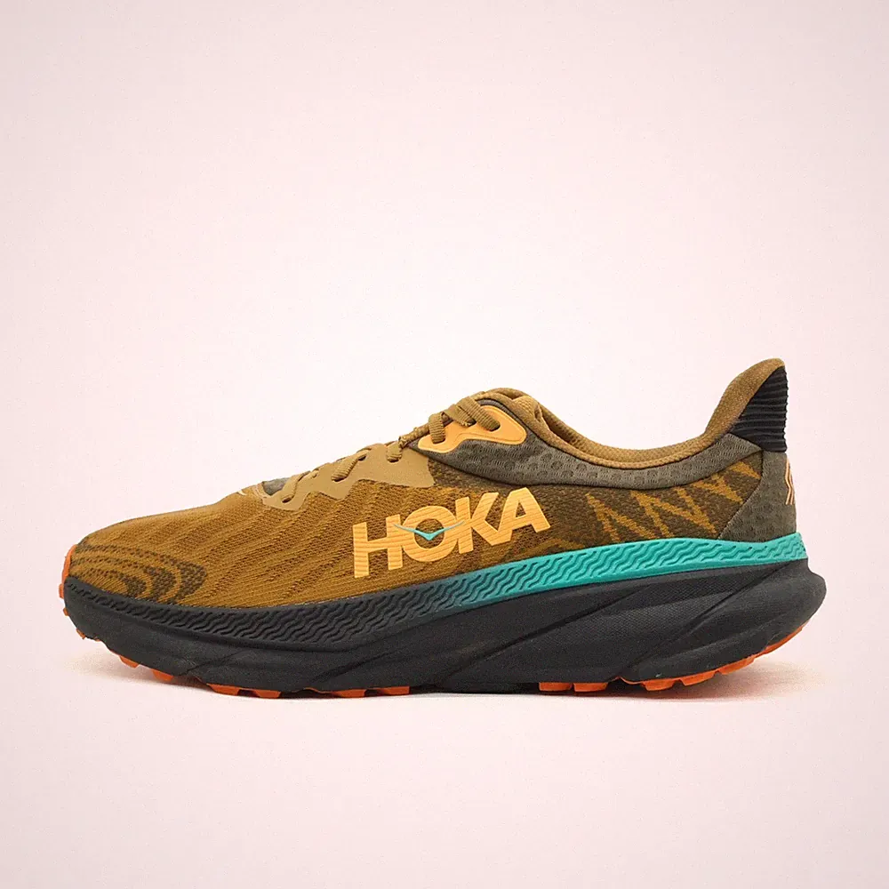 Hoka One Herren Challenger ATR 7 Sportschuh Grü/Orange Leicht Laufschuhe EU 47⅓