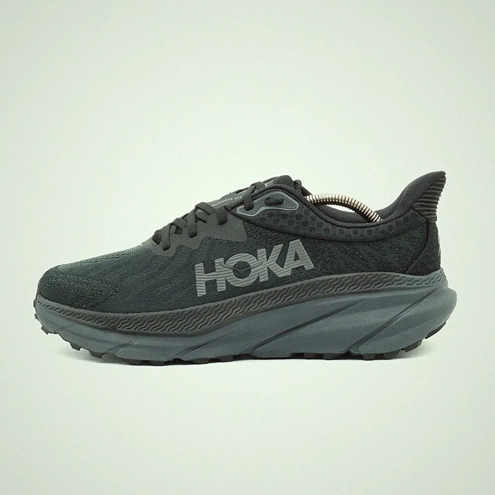 Hoka One Herren Challenger ATR 7 Wide Schuhe Schwarz/Grau Laufschuhe EU 42 2/3