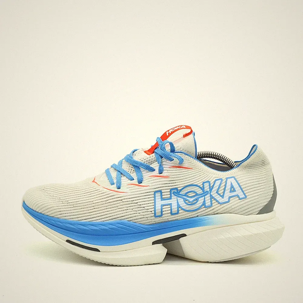 Hoka One Herren Cielo X1 Sportschuh Weiß Synthetik Laufschuhe Laufschuh EU 46