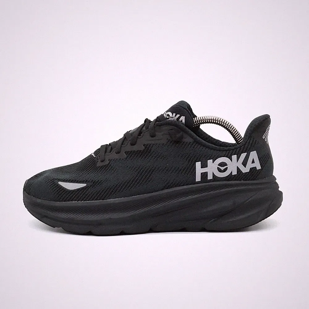 Hoka One Herren Clifton 9 GTX Sneaker Schwarz Reflektierend Laufschuh EU 42