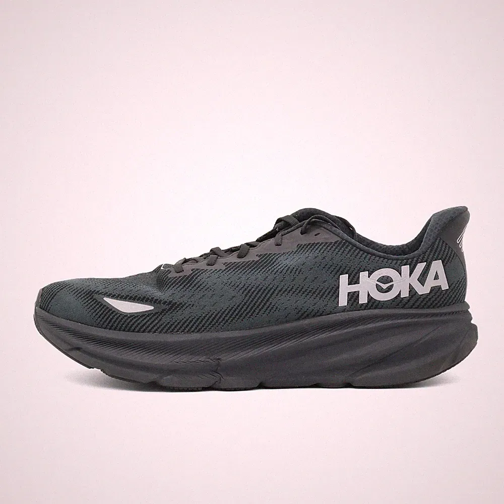 Hoka One Herren Clifton 9 GTX Sportschuh EU 50⅔ Schwarz 1141470F BBLC Leicht