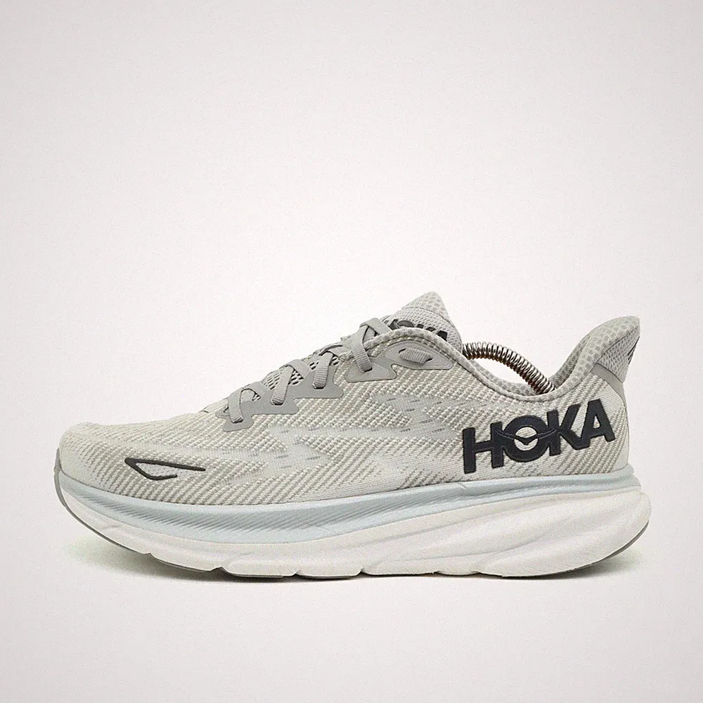 Hoka One Herren Clifton 9 Schuhe EU 44 Grau 1127895 HMBC Gepolsterter Einstieg