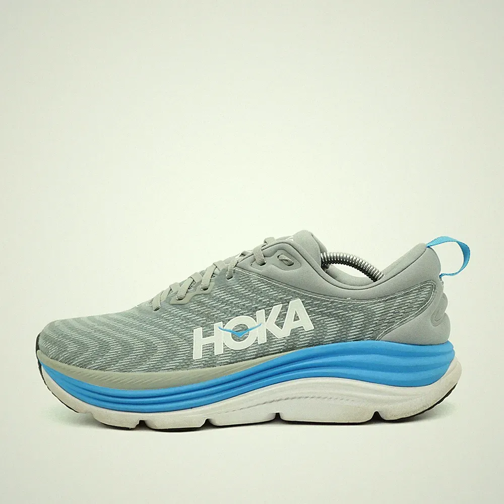Hoka One Herren Gaviota 5 Laufschuhe Grau/Blau/Weiß Maximale ämpfung EU 44