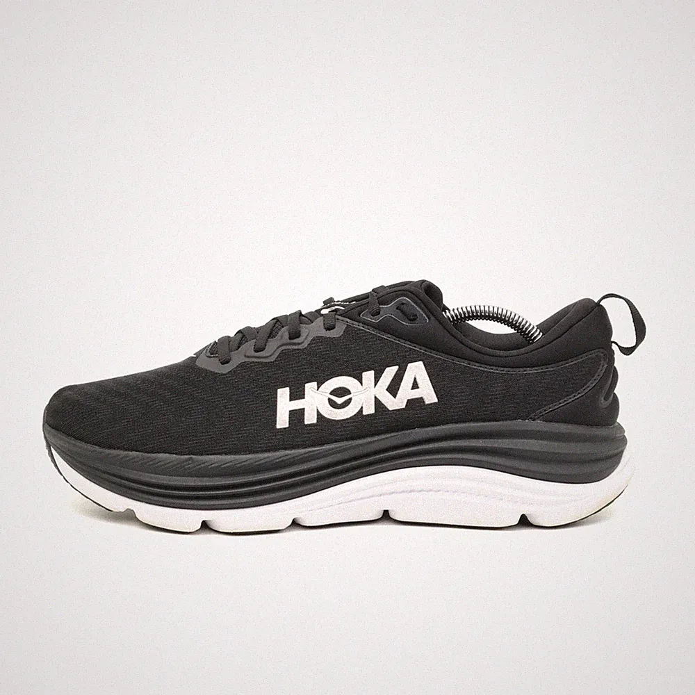 Hoka One Herren Gaviota 5 Sportschuhe Schwarz Atmungsaktiv Laufschuhe EU 45⅓