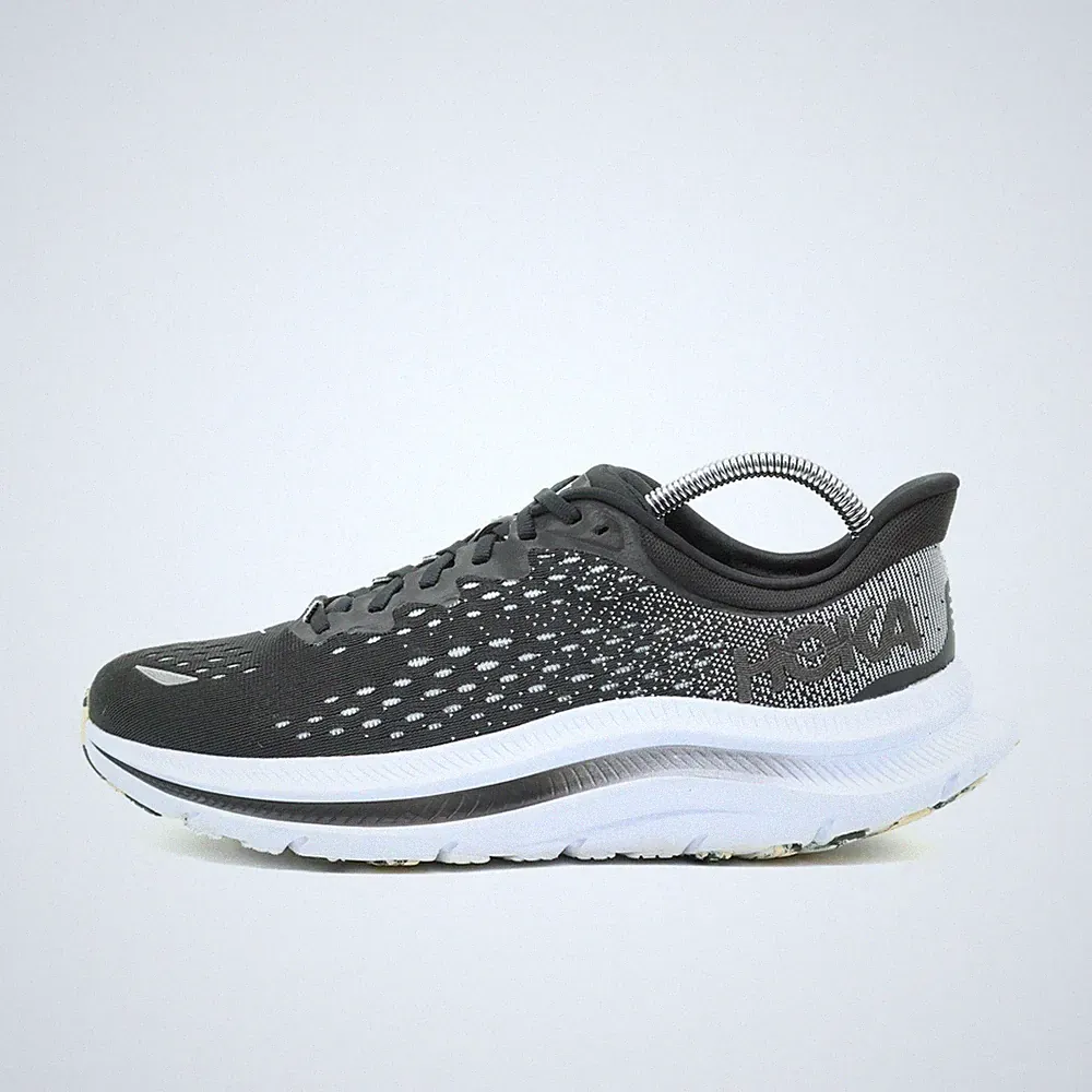 Hoka One Herren Kawana Sneaker Schwarz Wei� Mesh Low-Top Laufschuh EU 44