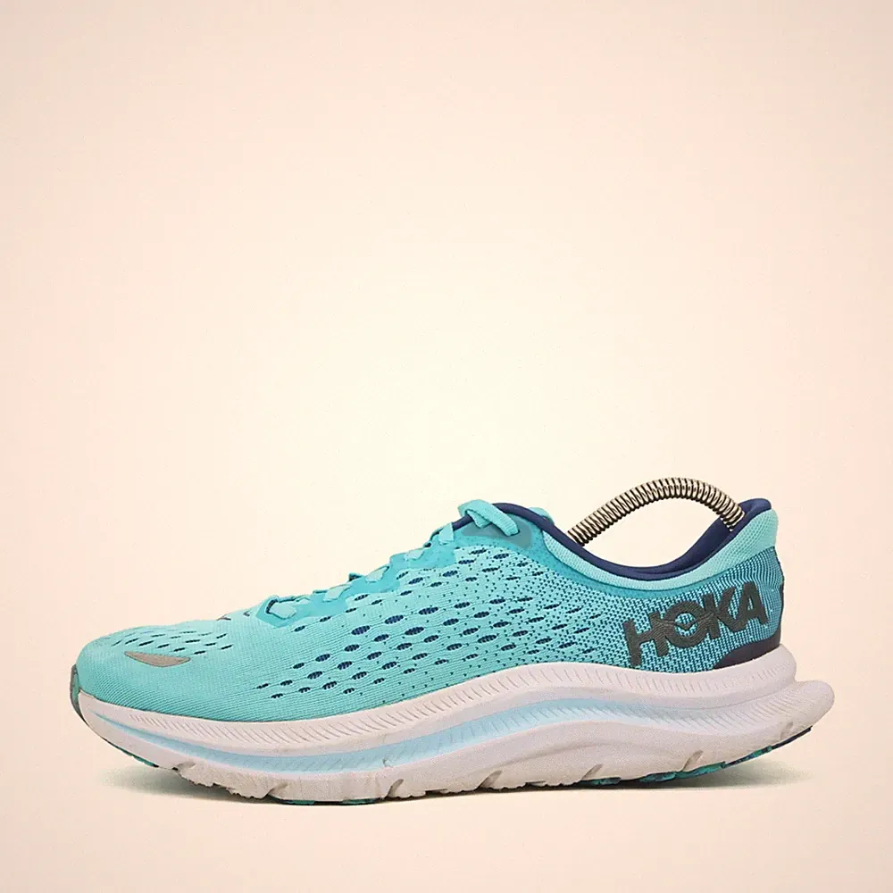 Hoka One Herren Kawana Sportschuhe Türkis Mesh Niedrig Dämpfung Laufschuh EU 42