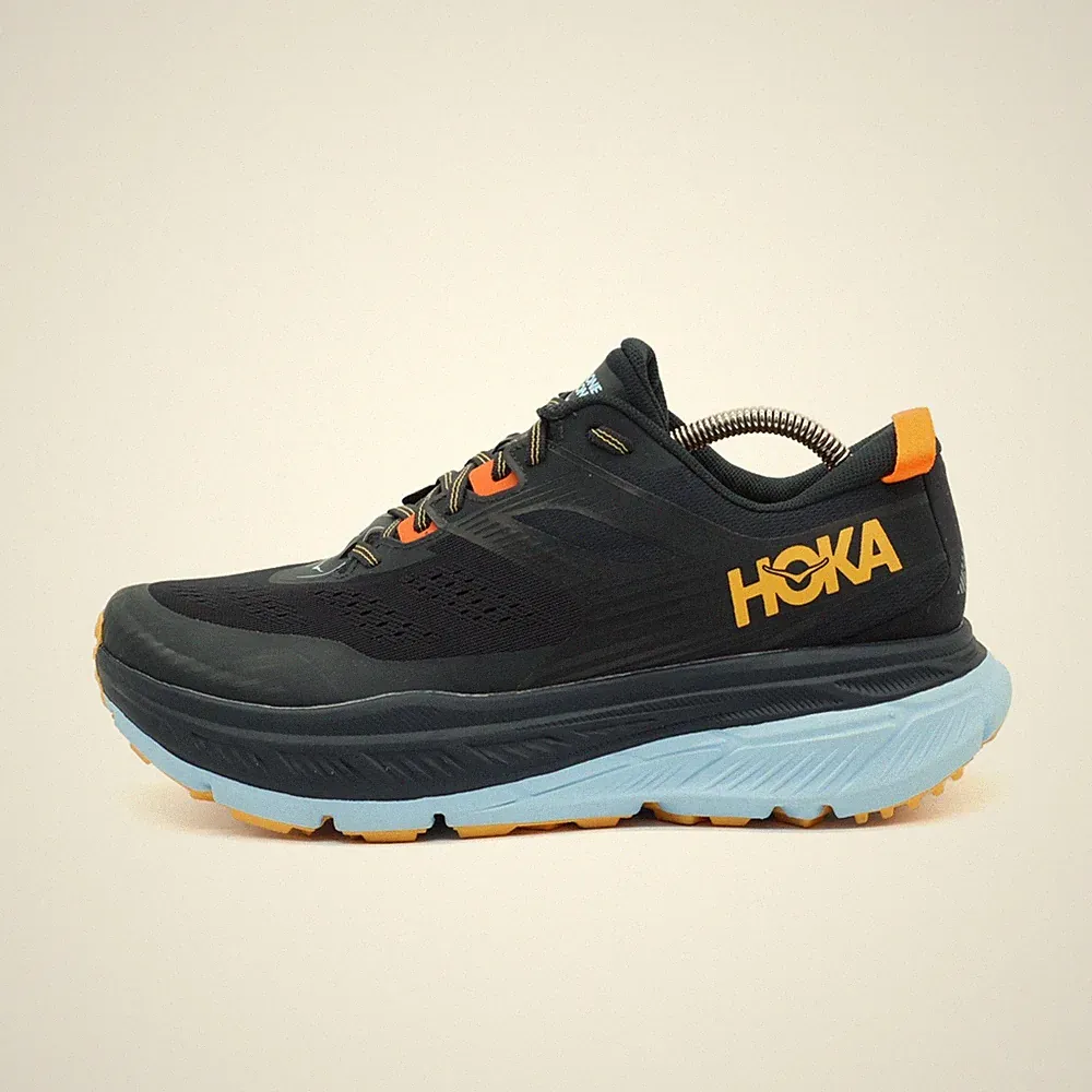 Hoka One Herren M Stinson ATR 6 Sneaker Blau/Orange Low-Top Laufschuhe EU 44
