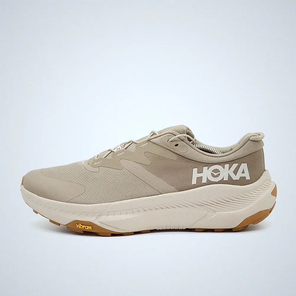 Hoka One Herren M Transport Wide Laufschuhe Beige Weit Sneaker EU 45⅓