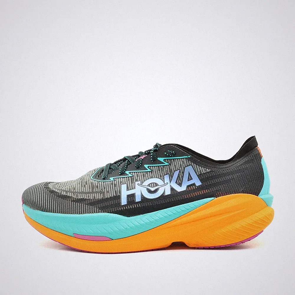 Hoka One Herren Mach X 2 Wide Sportschuhe türkis Atmungsaktiv Laufschuhe EU 46