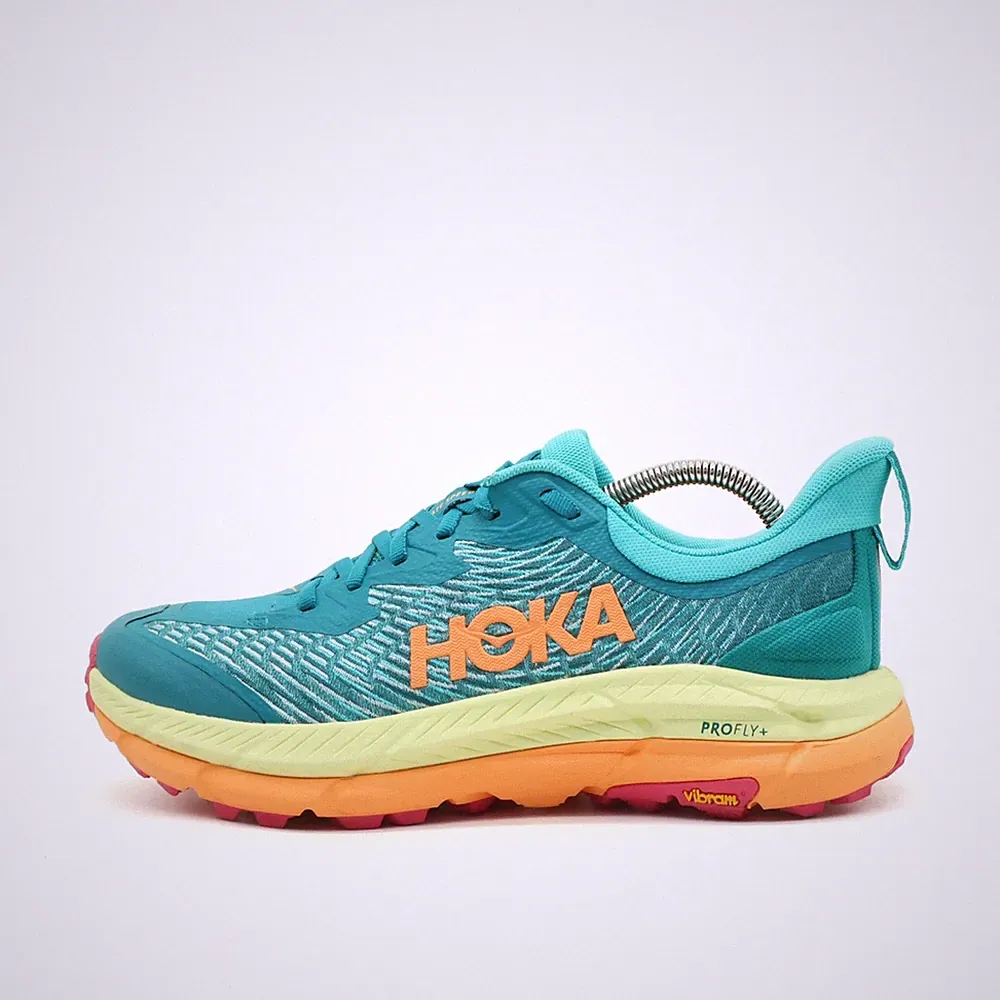 Hoka One Herren Mafate Speed 4 Sportschuh türkis ämpfung Laufschuhe EU 41⅓