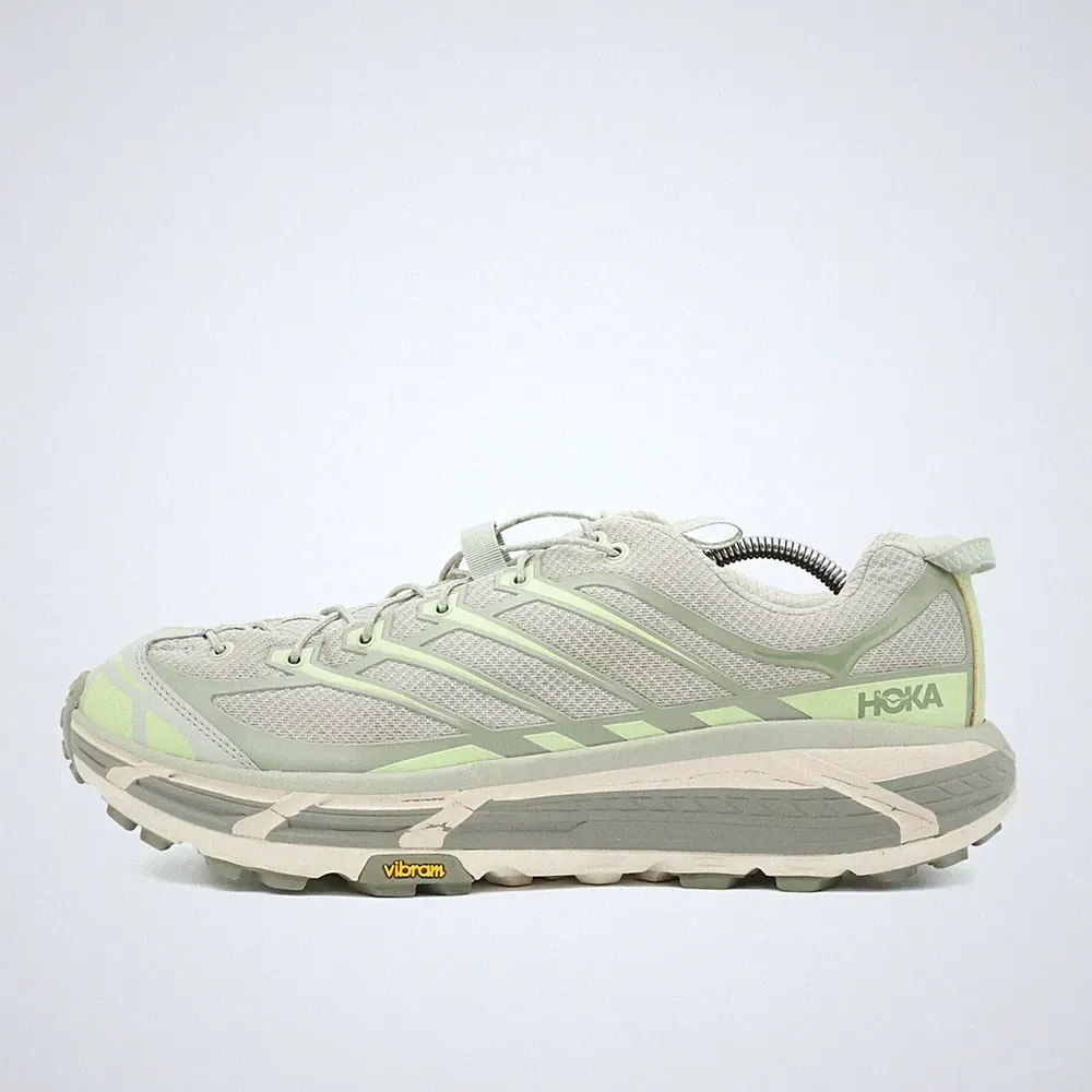 Hoka One Herren Mafate Three 2 Laufschuhe EU 48 Grau Grün 1141572 BYS