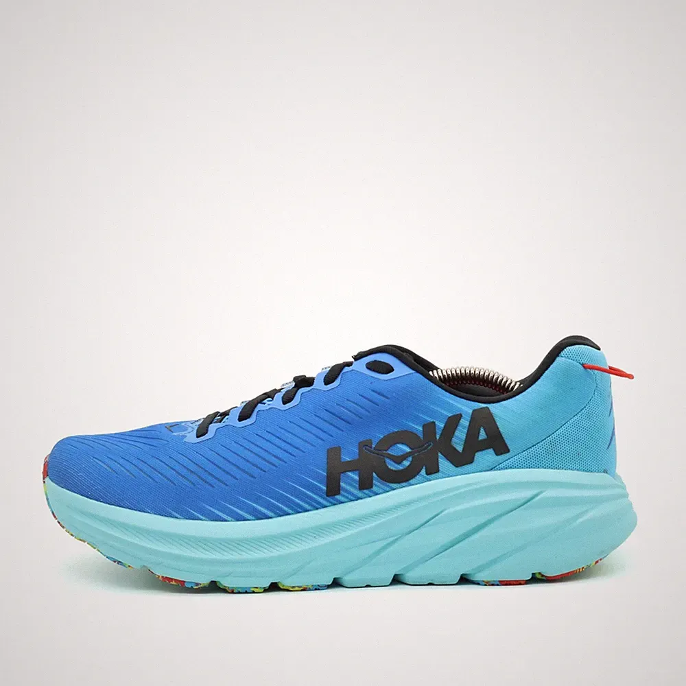 Hoka One Herren Rincon 3 Sneaker Blau/Türkis Mesh ämpfend Laufschuh EU 42⅔
