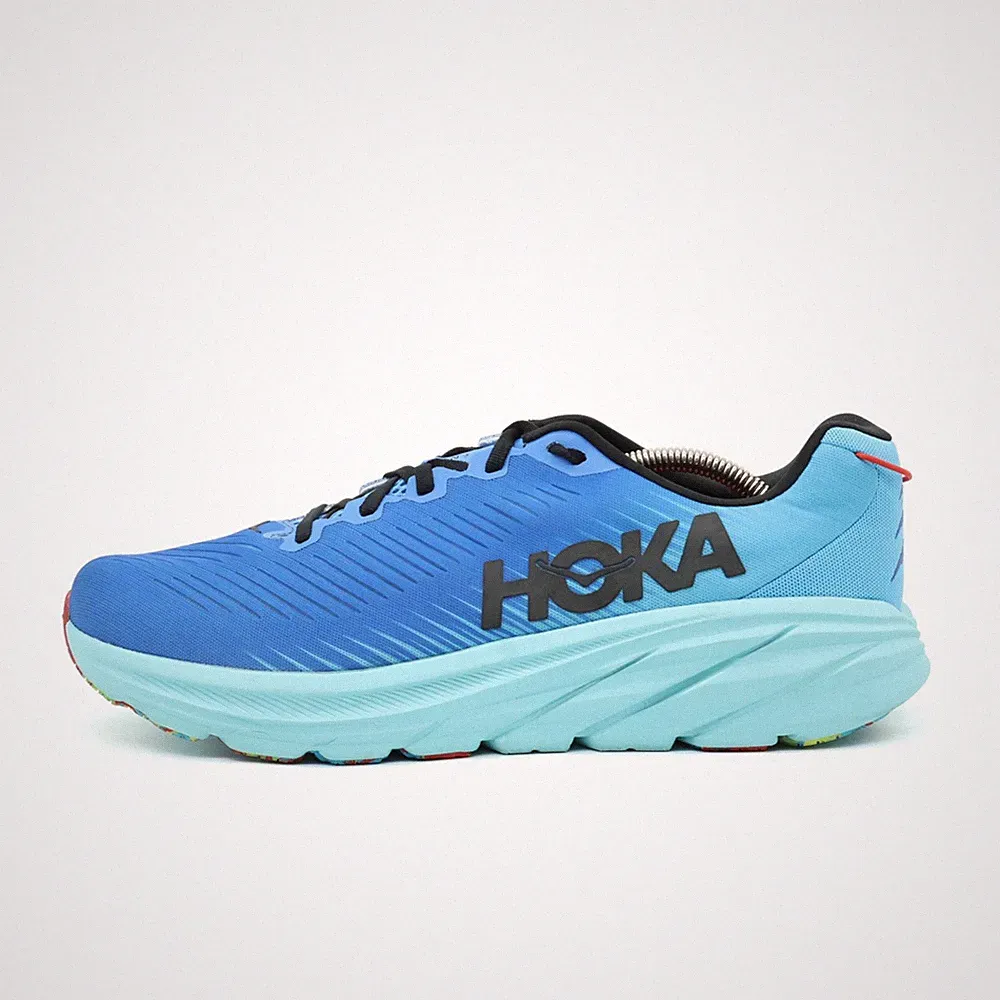 Hoka One Herren Rincon 3 Wide Schuhe Blau/Türkis Mesh Laufschuhe EU 44 2/3