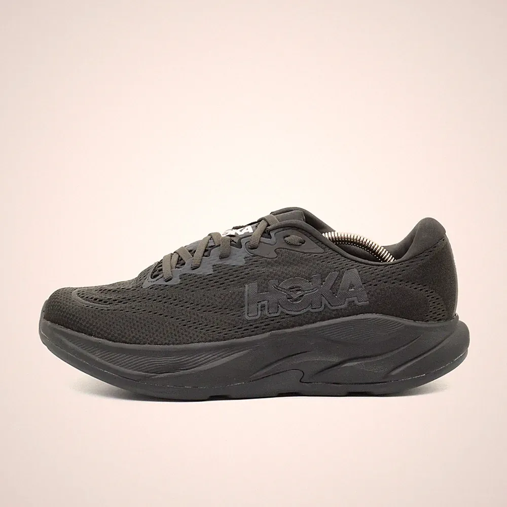Hoka One Herren Rincon 4 Wide Schuhe Schwarz Mesh Low-Top Laufschuhe EU 44 2/3