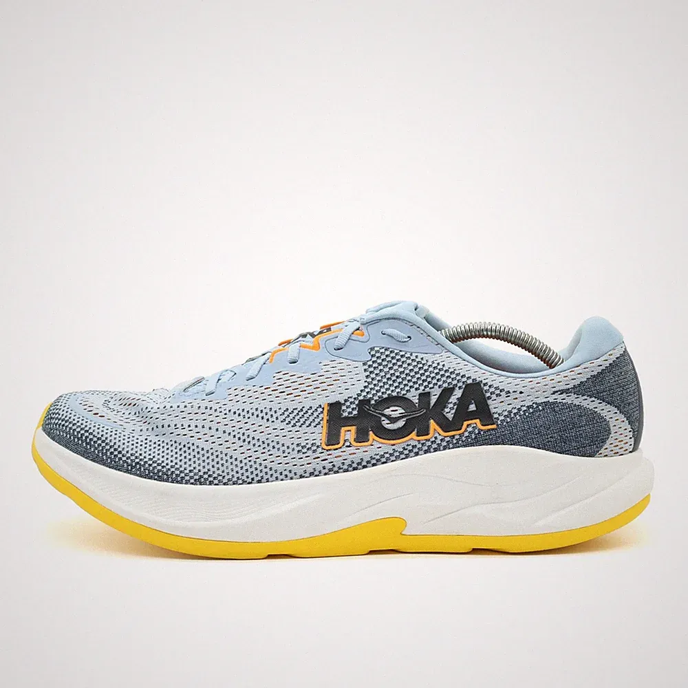Hoka One Herren Rincon 4 Wide Sportschuhe Hellblau Low-Top Laufschuhe EU 50⅔