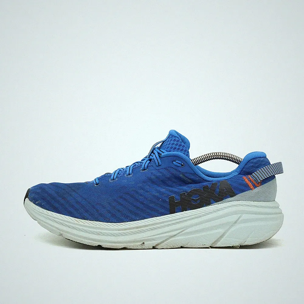 Hoka One Herren Rincon M Sportschuhe Blau Mesh Low-Top Leicht Laufschuhe EU 45⅓