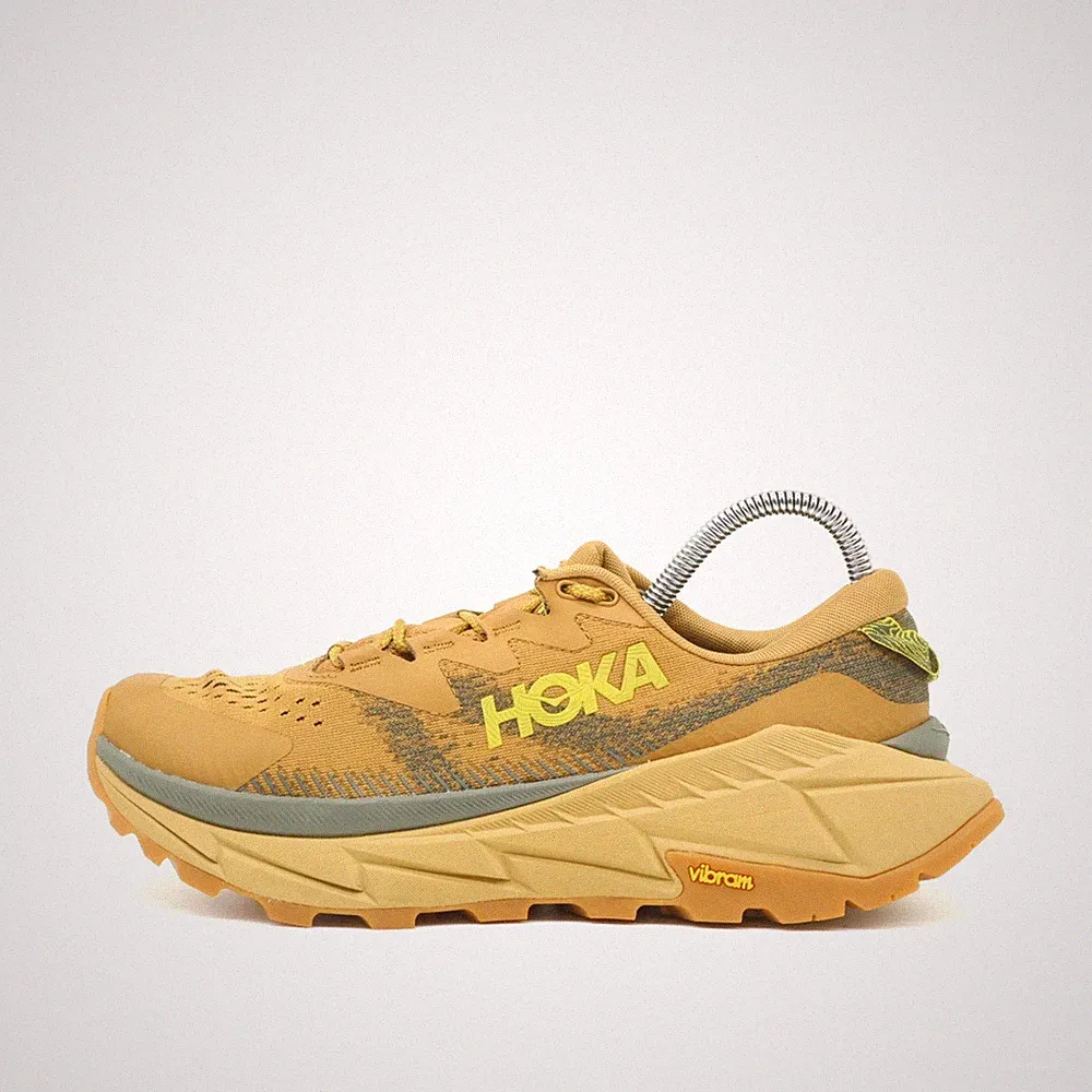 Hoka One Herren Skyline-Float X Laufschuhe Gelb Atmungsaktiv Trailrunning EU 40